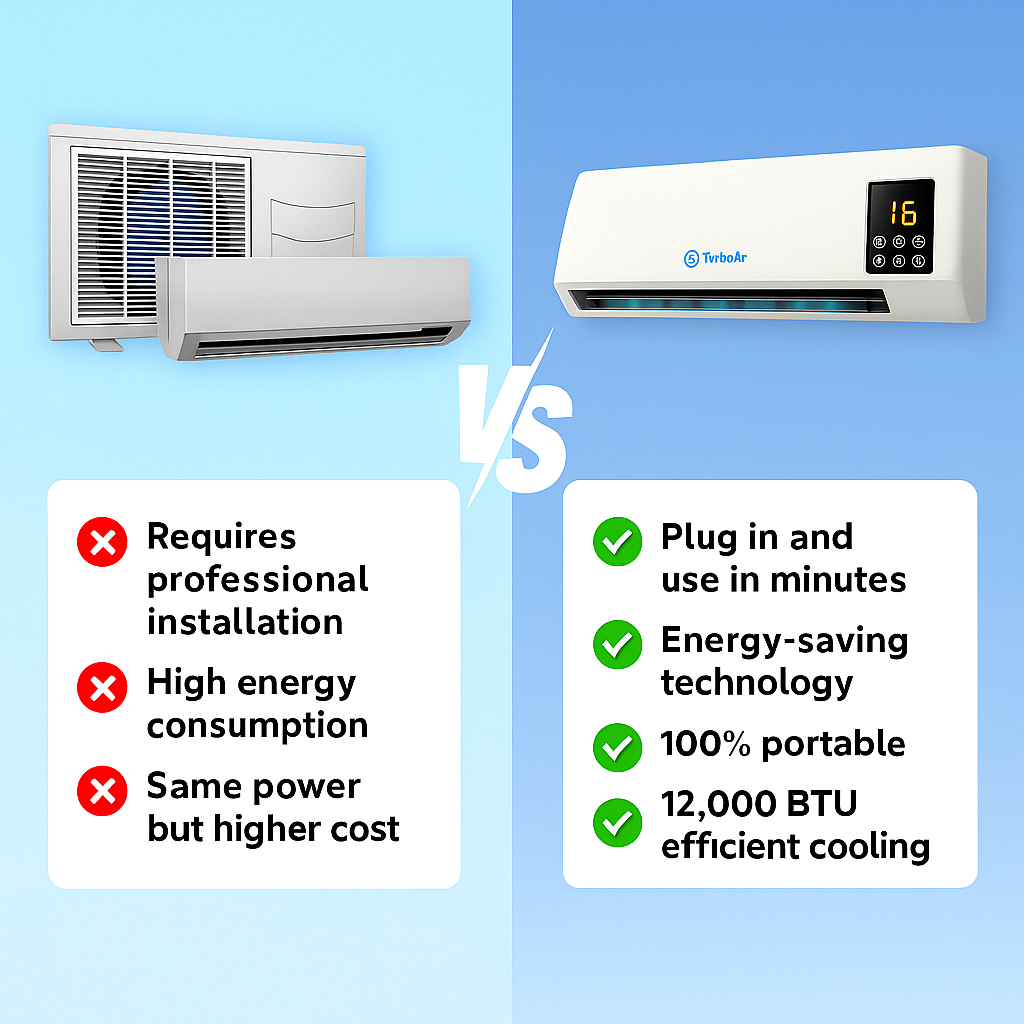 Turbo Air - Portable Air Conditioner [Cools & Heats]