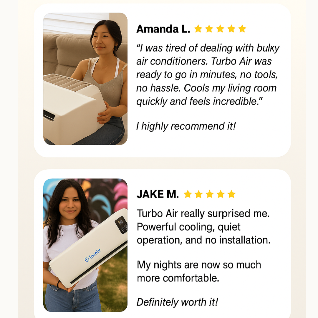 Turbo Air - Portable Air Conditioner [Cools & Heats]